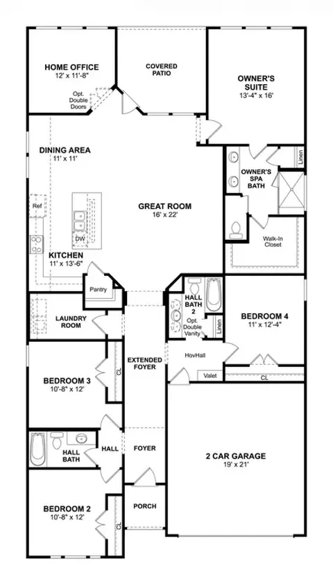 Floorplan - 3111 Eagle Ln, Melissa, TX 75454 photo 1 of 1