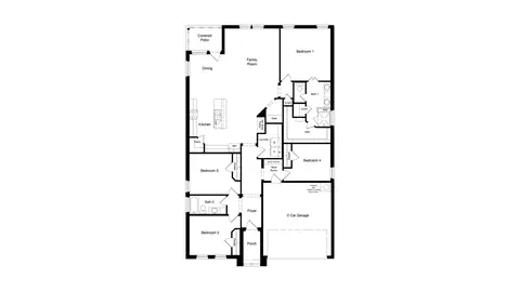 Floorplan - 704 Soaring Hawk Dr, Fort Worth, TX 76008 photo 1 of 1