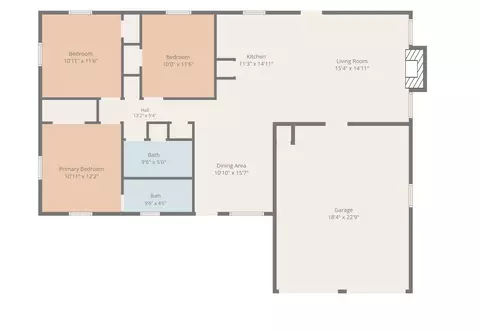 Floorplan - 401 Langley Ave, Everman, TX 76140 photo 1 of 1