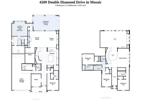 Floorplan - 4209 Double Diamond Dr, Prosper, TX 75078 photo 1 of 1