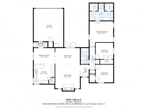 Floorplan - 3701 Christopher Dr, Rowlett, TX 75088 photo 1 of 1