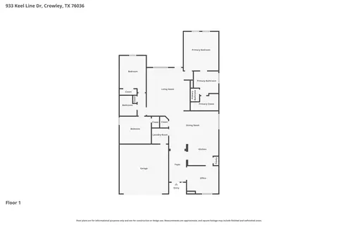 933 Keel Line Dr, Crowley, TX 76036