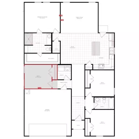 Floorplan - 3115 Hawkview Dr, Cleburne, TX 76031 photo 1 of 1
