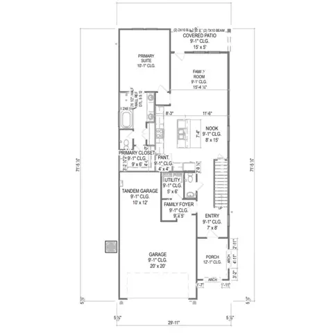 Floorplan - 4873 Dee St, Celina, TX 75009 photo 1 of 2