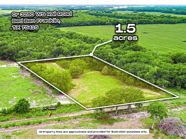 3280 Ws Rail Rd, Ben Franklin, TX 75415