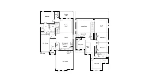 Floorplan - 728 Soaring Hawk Dr, Fort Worth, TX 76008 photo 1 of 1