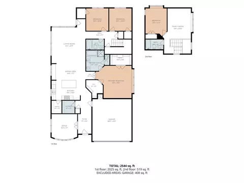 Floorplan - 603 E Alexander Ln, Euless, TX 76040 photo 1 of 1