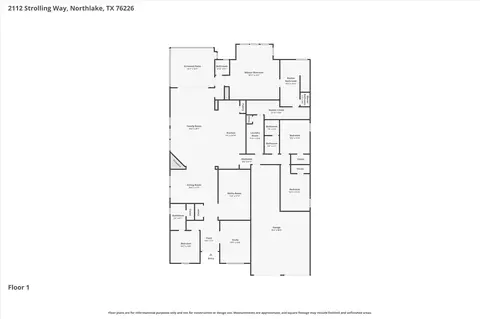 Floorplan - 2112 Strolling Way, Argyle, TX 76226 photo 1 of 1