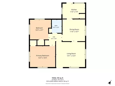 Floorplan - 2225 Mitchell Ave, Waco, TX 76708 photo 1 of 1