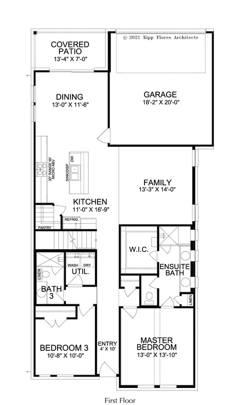 Floorplan - 3042 Corvara Dr, Prosper, TX 75078 photo 1 of 2