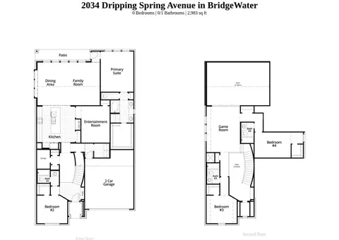 Floorplan - 2034 Dripping Spring Ave, Midlothian, TX 76065 photo 1 of 1