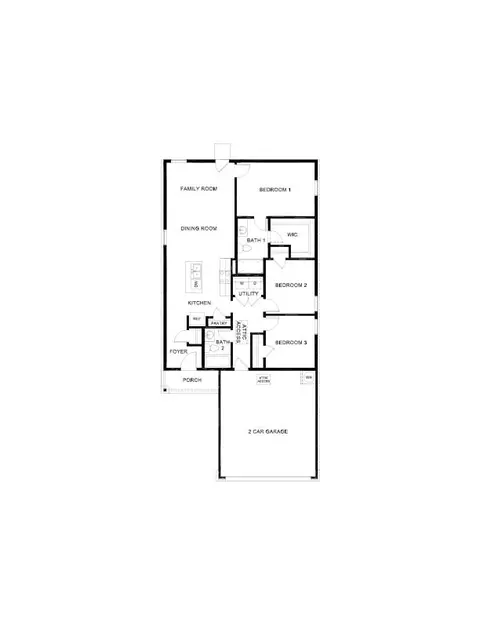 Floorplan - 3526 Spring Time St, Talty, TX 75126 photo 1 of 1