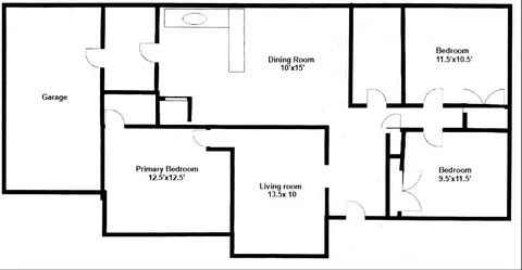 Floorplan - 2001 Solomon Dr, Commerce, TX 75428 photo 1 of 1