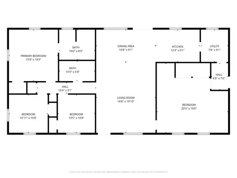 Floorplan - 1115 E 6th St, Springtown, TX 76082 photo 1 of 1