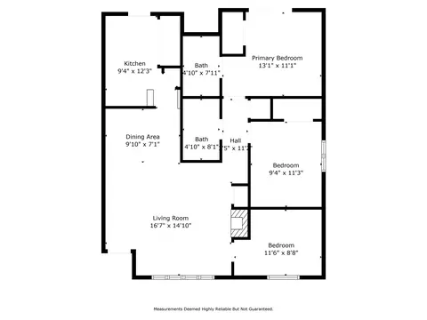 Floorplan - 2911 Post Oak Dr, Euless, TX 76039 photo 1 of 1