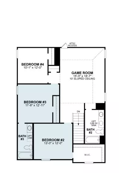 Floorplan - 708 Hidden Feather Dr, Lavon, TX 75166 photo 2 of 2