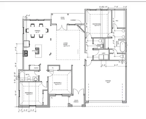 Floorplan - 302 E Travis St, Leonard, TX 75452 photo 1 of 1