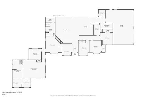 Floorplan - 2216 Virginia Ln, Haslet, TX 76052 photo 1 of 2