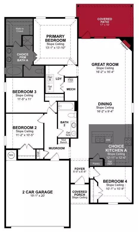 Floorplan - 2012 Briarbrook Dr, Denton, TX 76207 photo 1 of 1