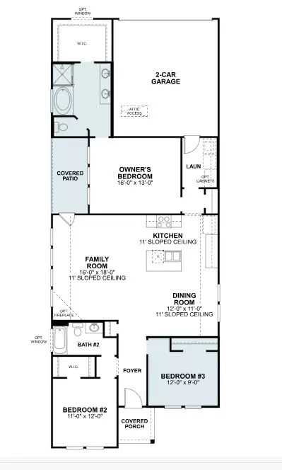 Floorplan - 8420 Waxwing Way, Denton, TX 76207 photo 1 of 1