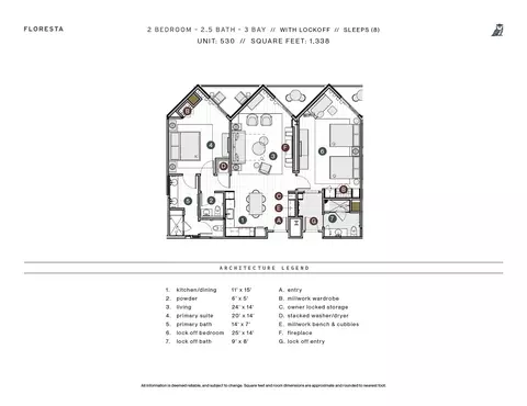 Floorplan - 500 Gothic Rd #530, Crested Butte, CO 81225 photo 1 of 1
