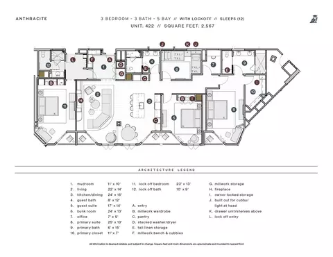 Floorplan - 500 Gothic Rd #422, Crested Butte, CO 81225 photo 1 of 1