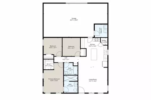 Floorplan - 435 County Road 4875, Celeste, TX 75423 photo 1 of 1