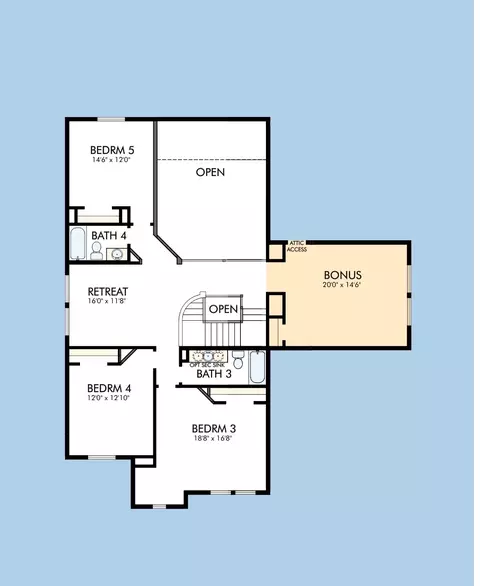 Floorplan - 1649 Deerpath Dr, Forney, TX 75126 photo 2 of 2