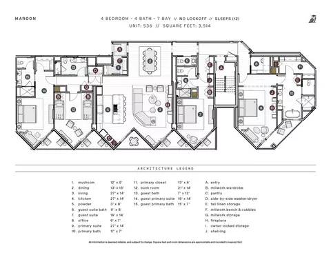 Floorplan - 500 Gothic Rd #536, Crested Butte, CO 81225 photo 1 of 1