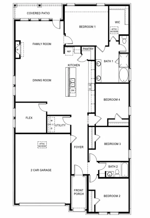 Floorplan - 1928 Stinnet St, Anna, TX 75409 photo 1 of 1