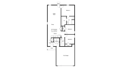 Floorplan - 5540 Flannel Ln, Krum, TX 76249 photo 1 of 1