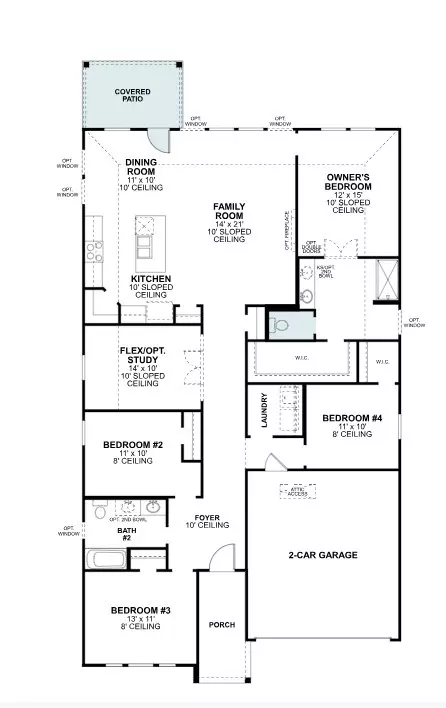 Floorplan - 2804 Tamarack Ln, Argyle, TX 76226 photo 1 of 1
