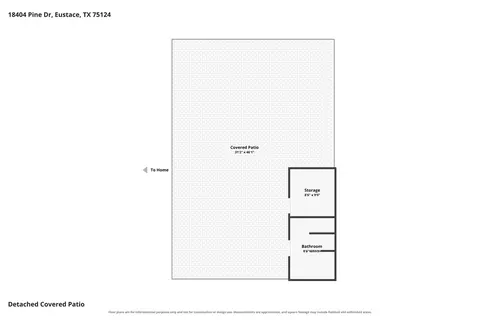 Floorplan - 18404 Pine Dr, Eustace, TX 75124 photo 2 of 2