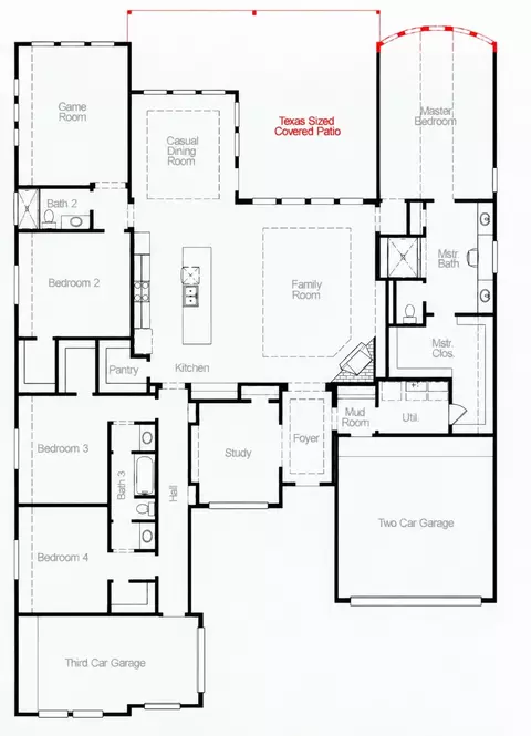 Floorplan - 1420 17th St, Argyle, TX 76226 photo 1 of 1