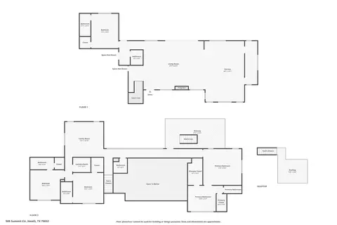 Floorplan - 508 Summit Cir, Heath, TX 75032 photo 1 of 1
