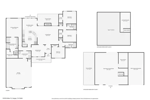 Floorplan - 10189 Kildee Trl, Sanger, TX 76266 photo 1 of 1