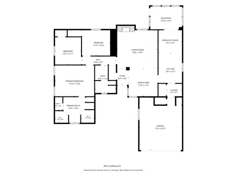 Floorplan - 2941 Cresthaven Dr, Grapevine, TX 76051 photo 1 of 1