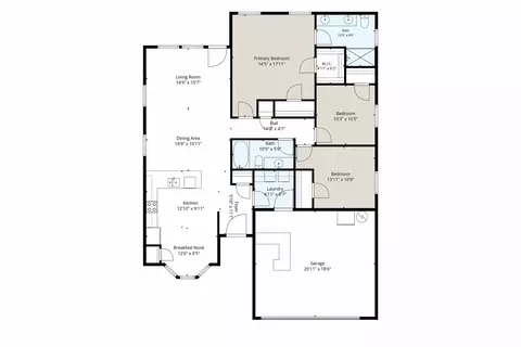 Floorplan - 4814 Pinnacle Pl, Denison, TX 75021 photo 1 of 1