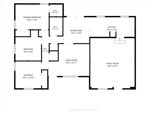 Floorplan - 821 Circle Dr, Terrell, TX 75160 photo 1 of 1