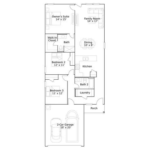 Floorplan - 1509 Prince Rd, Howe, TX 75459 photo 1 of 1