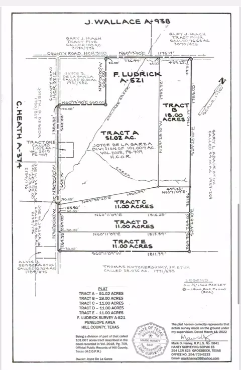 Tract B Hcr-3110, Penelope, TX 76676