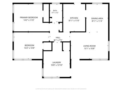 Floorplan - 2701 Windsor Ave, Waco, TX 76708 photo 2 of 2