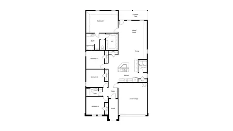 Floorplan - 2801 Hawk Dr, Denton, TX 76205 photo 1 of 1