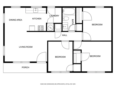 Floorplan - 3220 N 26th St, Waco, TX 76708 photo 1 of 1