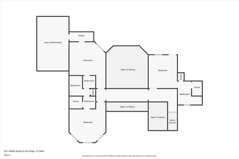 Floorplan - 2011 Pebble Brook Cir, Mcgregor, TX 76657 photo 3 of 3