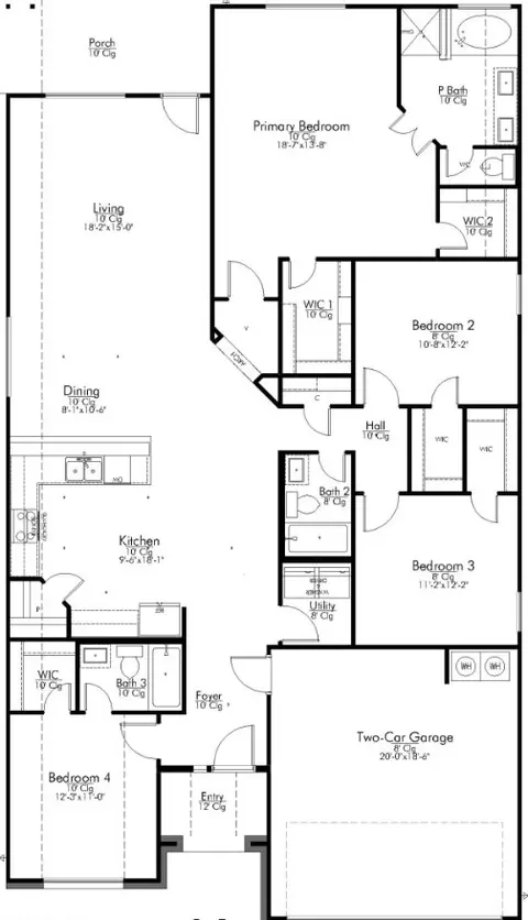 Floorplan - 3633 Beutel Rd, Lorena, TX 76655 photo 1 of 1