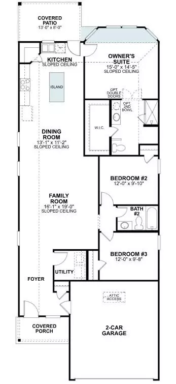 Floorplan - 629 Falling Cave Dr, Willis, TX 77378 photo 1 of 1