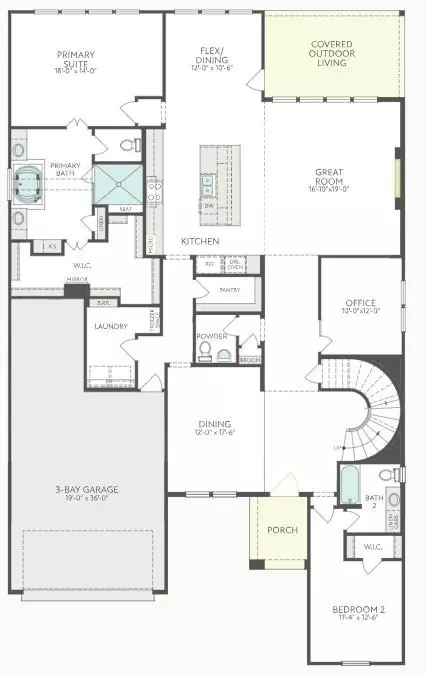 Floorplan - 8039 Leaf Drift Ct, Fulshear, TX 77441 photo 2 of 3