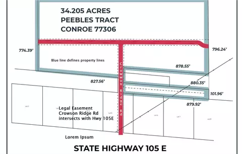 Hwy 105 E/ Crowson Ridge Road, Conroe, TX 77306