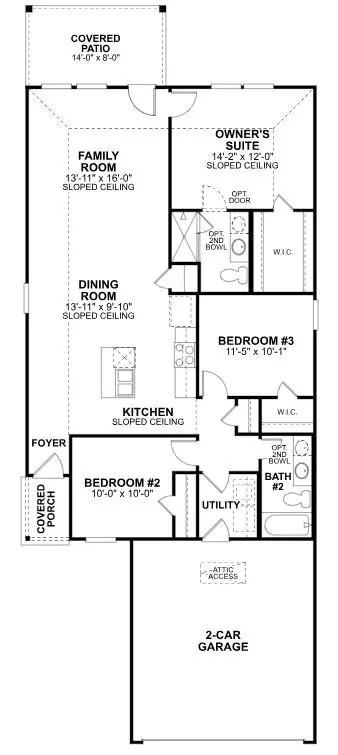 Floorplan - 682 Falling Cave Dr, Willis, TX 77378 photo 1 of 1